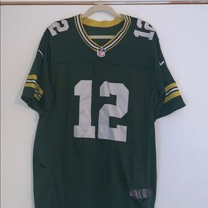Aaron Rodgers green bay packer jersey number 12